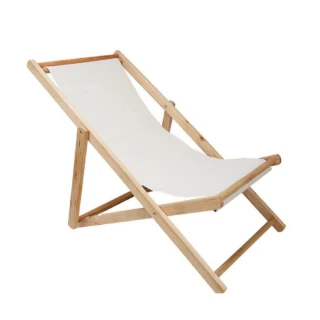 【may shop】三段式木休閒沙灘椅子(三段調整)