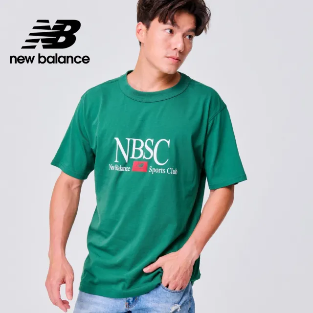 【NEW BALANCE】NB NBSC休閒短T_男裝_綠色_MT31558TFN(美版 版型偏大)