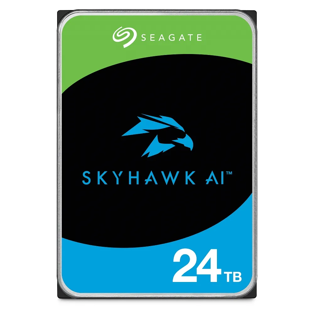 【SEAGATE 希捷】SkyHawk AI 24TB 3.5吋 7200轉 256MB 監控內接硬碟(ST24000VE002)