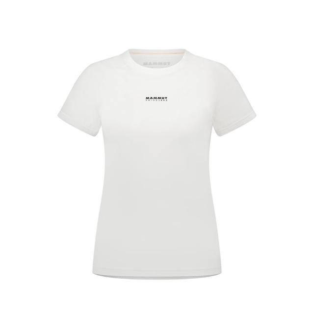 【Mammut 長毛象官方直營】QD Logo Print T AF 快乾LOGO短袖T恤 女款 白PRT1 #1017-02022-00471