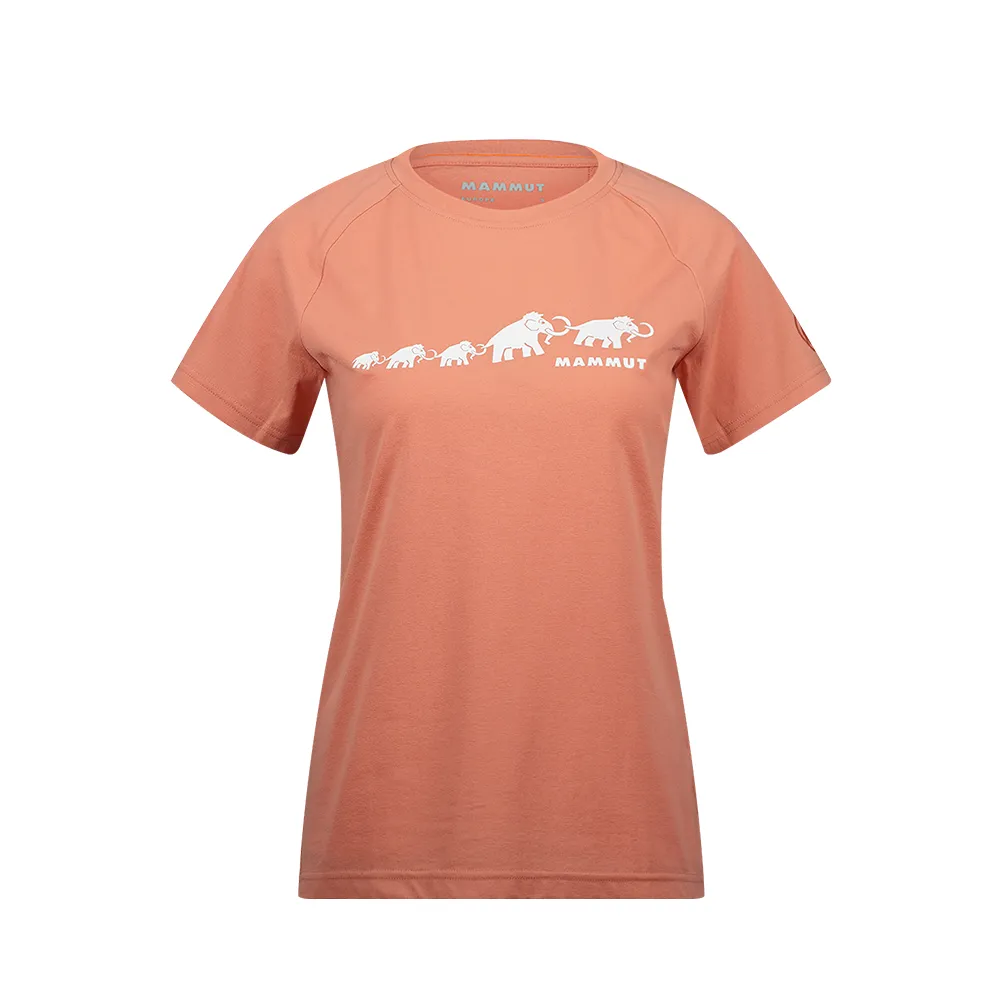 【Mammut 長毛象】QD Logo Print T-Shirt AF Women 快乾LOGO短袖T恤 女款 石英粉PRT3 #1017-02022