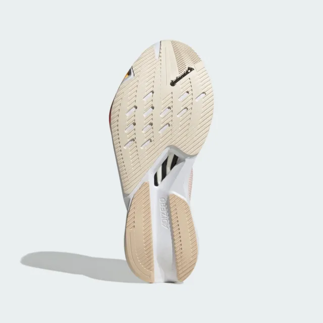 【adidas 愛迪達】慢跑鞋 女鞋 運動鞋 緩震 ADIZERO BOSTON 12 W 灰白橘 IG3325