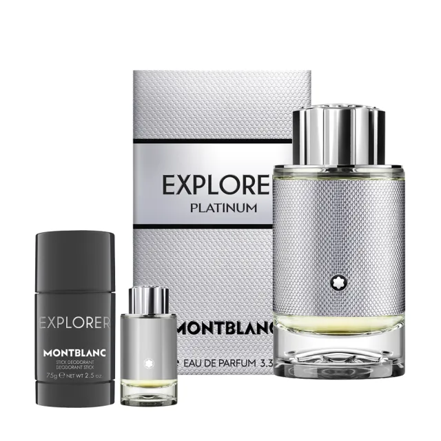 【MONTBLANC 萬寶龍】極限探尋男性淡香精100ml(贈隨機體香膏75g+小香乙瓶.專櫃公司貨)