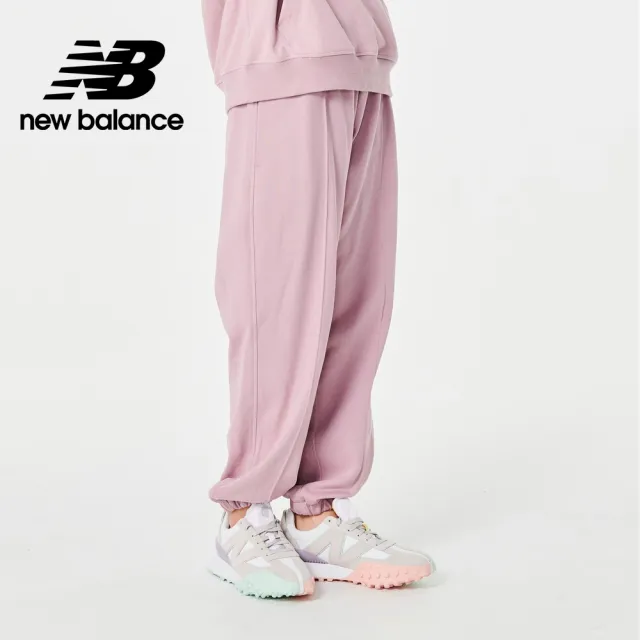 【NEW BALANCE】NB 棉質束口長褲_女裝_雲霧粉_AWP23553VSW