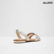 【ALDO】BALERA-簡約舒適一字帶平底涼鞋-女鞋(金色)