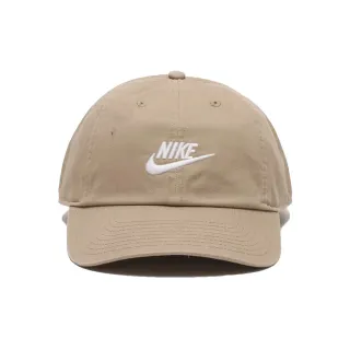 【NIKE 耐吉】Nike Club Futura 水洗老帽 卡其 FB5368-247(Nike 帽子 老帽 棒球帽 配件)
