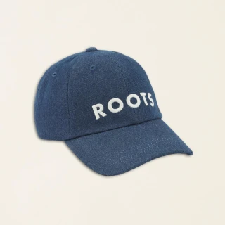 【Roots】Roots 配件- OUTDOORS DENIM棒球帽(藍色)