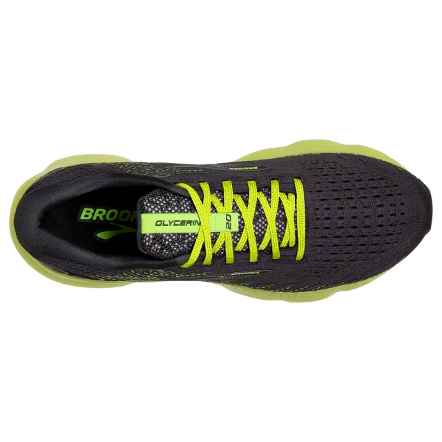 【BROOKS】男鞋 慢跑鞋 避震緩衝象限 Glycerin 20 甘油系列20代 夜光限定款(1103821D012)