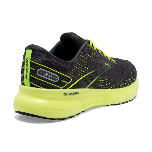 【BROOKS】男鞋 慢跑鞋 避震緩衝象限 Glycerin 20 甘油系列20代 夜光限定款(1103821D012)