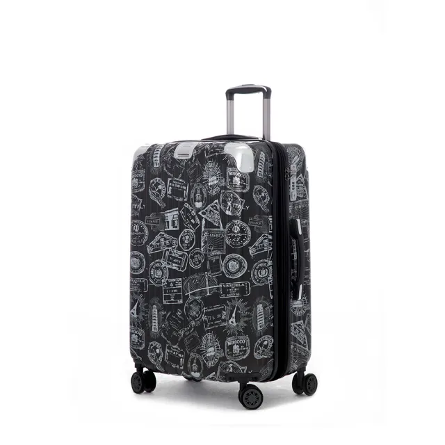 【COUGAR】25吋旅行箱 登機箱 防爆拉鏈  可擴充 TSA海關鎖行李箱(減震輪 耐摔大容量)