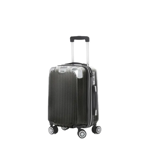 【COUGAR】廉航登機箱 18吋行李箱 防爆拉鏈 專利減震輪 TSA海關鎖 輕量可加大 行李箱(耐摔大容量)