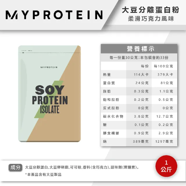 【MYPROTEIN】大豆分離蛋白粉  Soy Protein 1KG