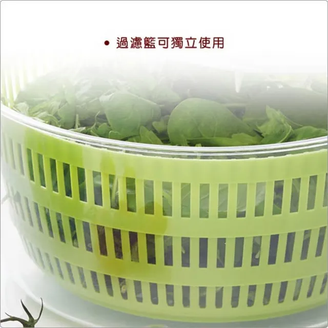【KitchenCraft】英國 扣式蔬菜脫水器 25cm / 蔬菜香草脫水器 瀝水籃瀝水盆