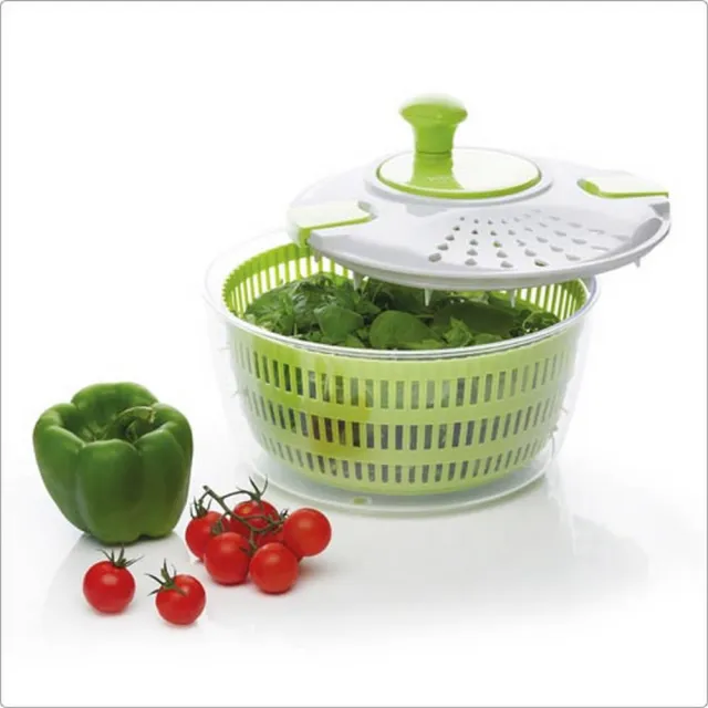 【KitchenCraft】英國 扣式蔬菜脫水器 25cm / 蔬菜香草脫水器 瀝水籃瀝水盆