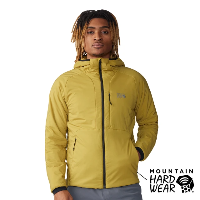 Mountain Hardwear Kor Stasis Hoody 防潑水保暖化纖連帽外套 男款 暗銅黃 #2042941