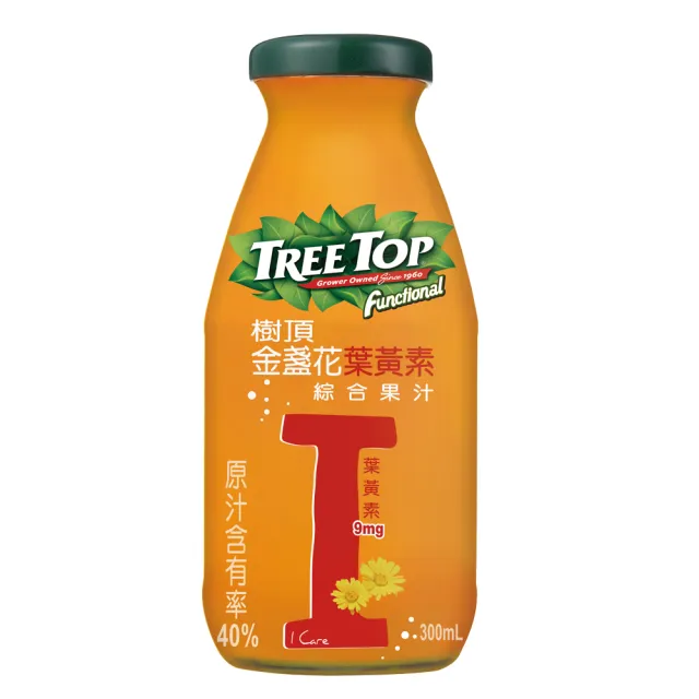 【Tree Top 樹頂】金盞花葉黃素綜合果汁300mlx6入