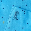 【ROBERTA 諾貝達】男裝 品牌LOGO機能短袖POLO衫-藍(吸濕排汗)