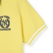 【MLB】女版短版半拉鍊毛衣 Varsity系列 紐約洋基隊(3FKPV0543-50YEL)