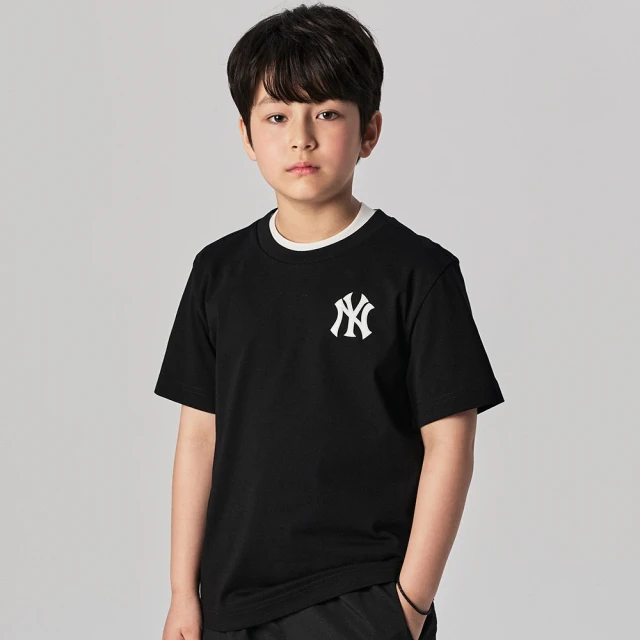 MLB 童裝 短袖T恤 紐約洋基隊(7ATSB0243-50BKS)