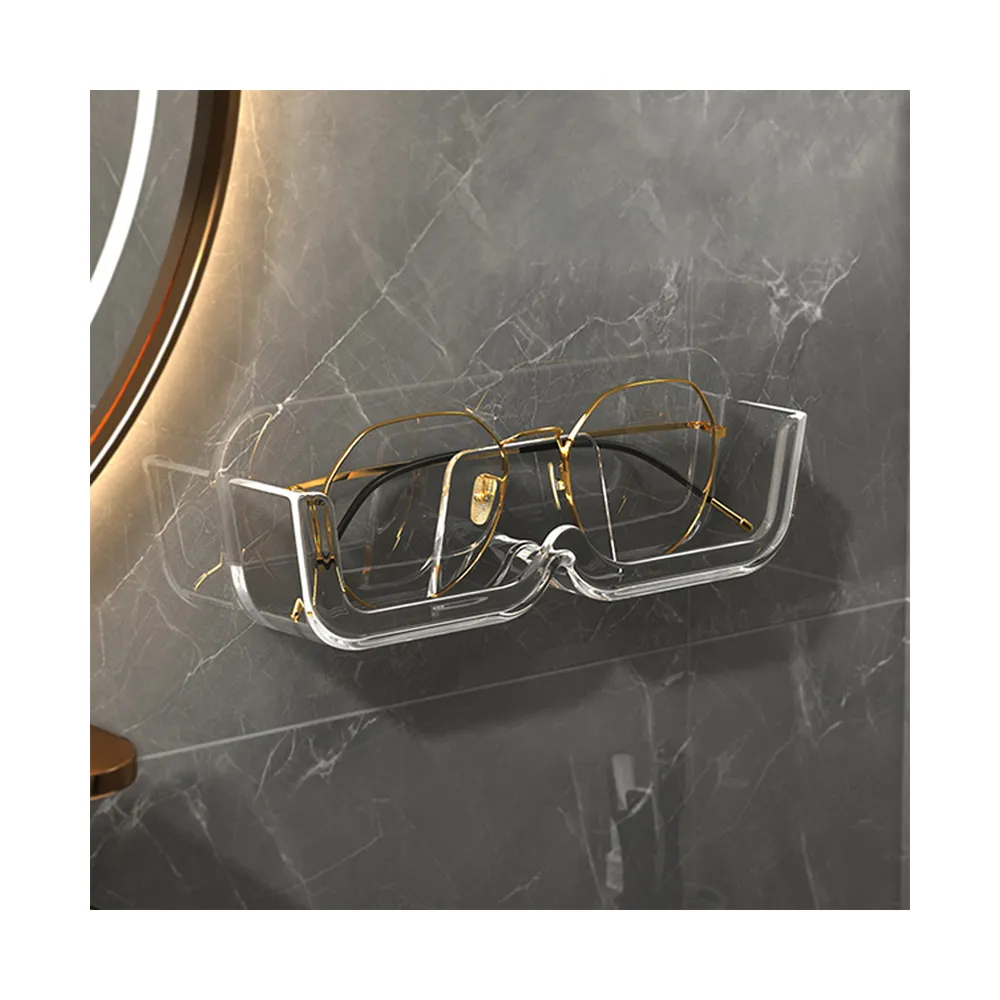 【樂邁家居】壁掛式眼鏡架 2入組(節省空間/方便尋找/收納整齊)
