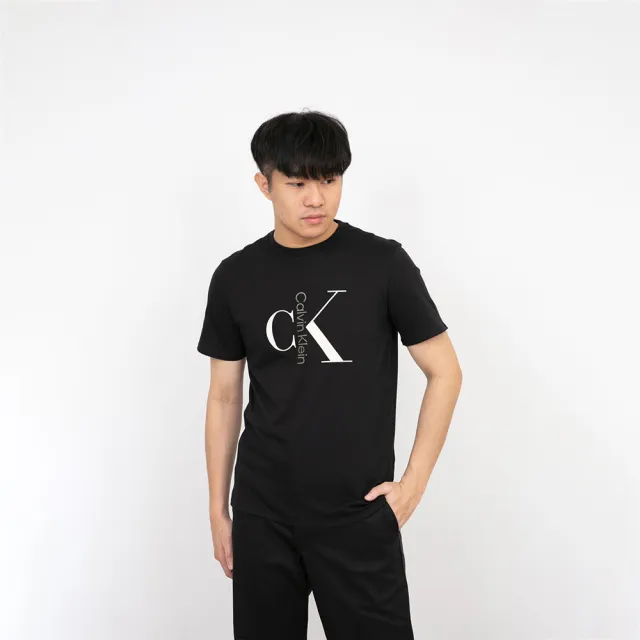 【Calvin Klein 凱文克萊】Calvin Klein 短T  T恤 短袖 大尺碼 純棉 素T CK 上衣(短袖)