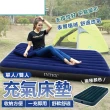 【INTEX】雙人加大-新款雙面充氣床墊(露營睡墊 野營充氣床墊 氣墊床 露營床 平行輸入)