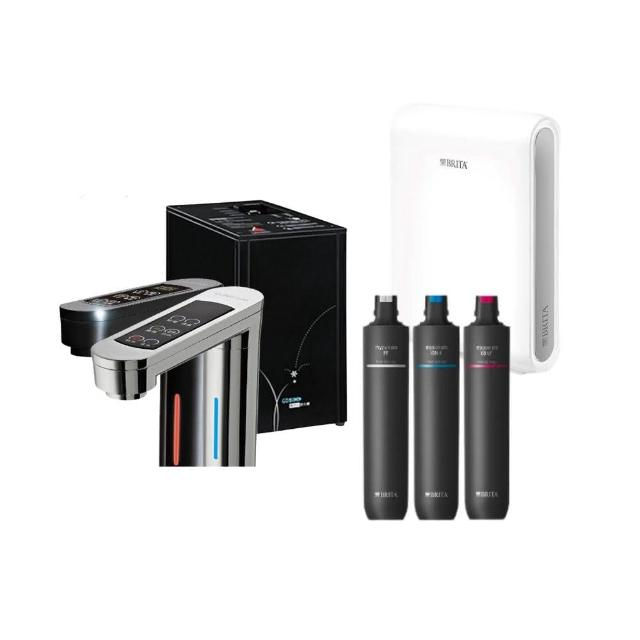 【GUNG DAI 宮黛】GD600+X9 觸控式雙溫櫥下型飲水機(GD600+Brita X9)