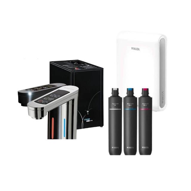 【GUNG DAI 宮黛】GD600+X9 觸控式雙溫櫥下型飲水機(GD600+Brita X9)