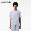 【LACOSTE】女裝-寬鬆版型輕質素色短袖T恤(紫藍色)