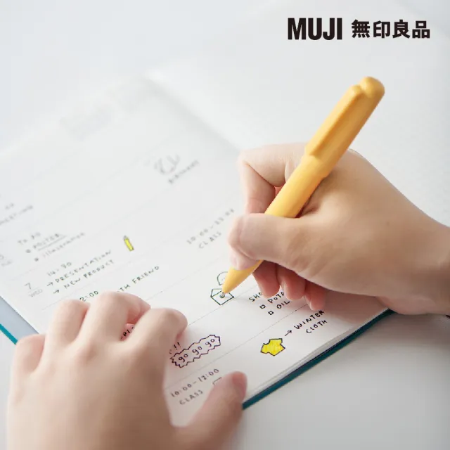 【MUJI 無印良品】口袋筆/0.5mm.藍