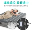 【INTEX】99x191cm單人加大 內置打氣機充氣床(送2A插頭 露營睡墊 露營床 氣墊床 平行輸入)