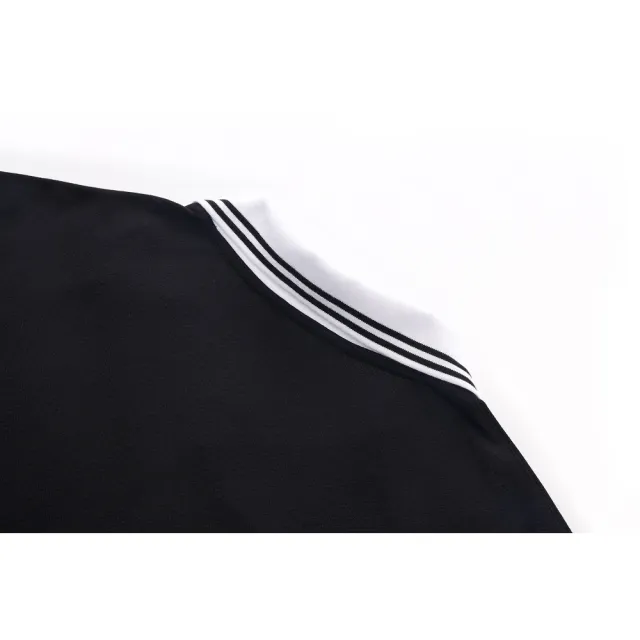 【FILA官方直營】#榮耀巴黎 男短袖圓領POLO衫-黑色(1POY-1503-BK)