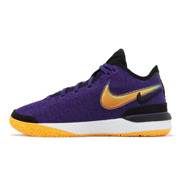 【NIKE 耐吉】籃球鞋 LeBron NXXT Gen EP Lakers 男鞋 紫 金 湖人配色 中筒 LBJ(DR8788-500)