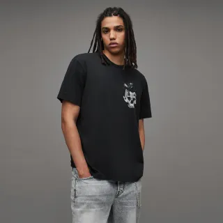 【ALLSAINTS】RELICS 短袖T恤Washed Black MG067Z(寬鬆版型)