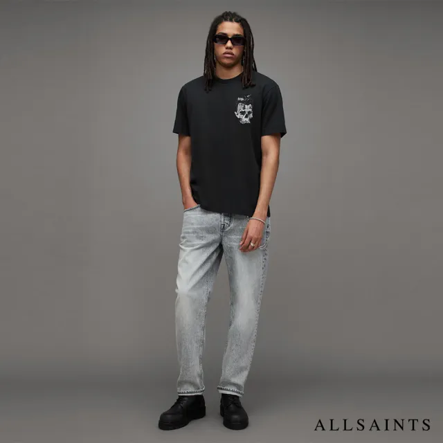 【ALLSAINTS】RELICS 短袖T恤Washed Black MG067Z(寬鬆版型)