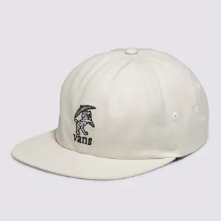 【VANS 官方旗艦】Skate Dog 男女款米白色棒球帽