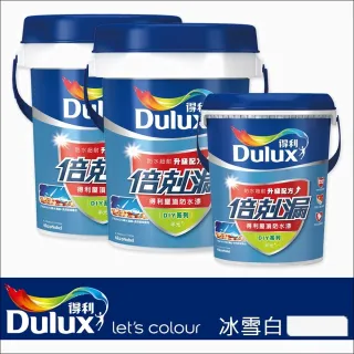 【得利】組合倍剋漏屋頂隔熱防水漆冰雪白含兩桶10L+一桶3.6L+一桶底膠