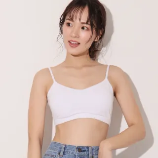 【aimerfeel】單品內衣 背部交叉羅紋 Bralette-白色(780914-W)