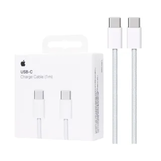 【Apple 蘋果】MQKJ3FE/A 原廠公司貨 USB-C編織充電連接線(1公尺)