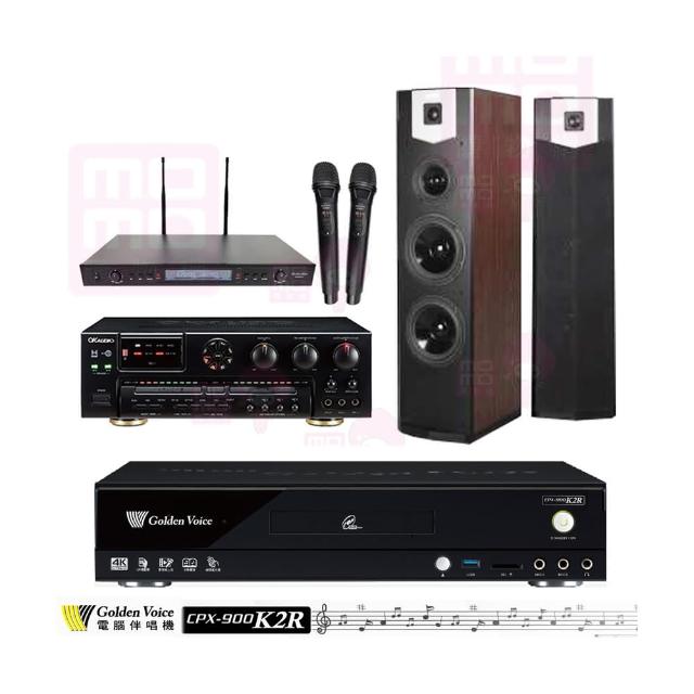 【金嗓】CPX-900 K2R+AK-7+SR-889PRO+SUGAR SK-600V(4TB點歌機+擴大機+無線麥克風+卡拉OK喇叭)