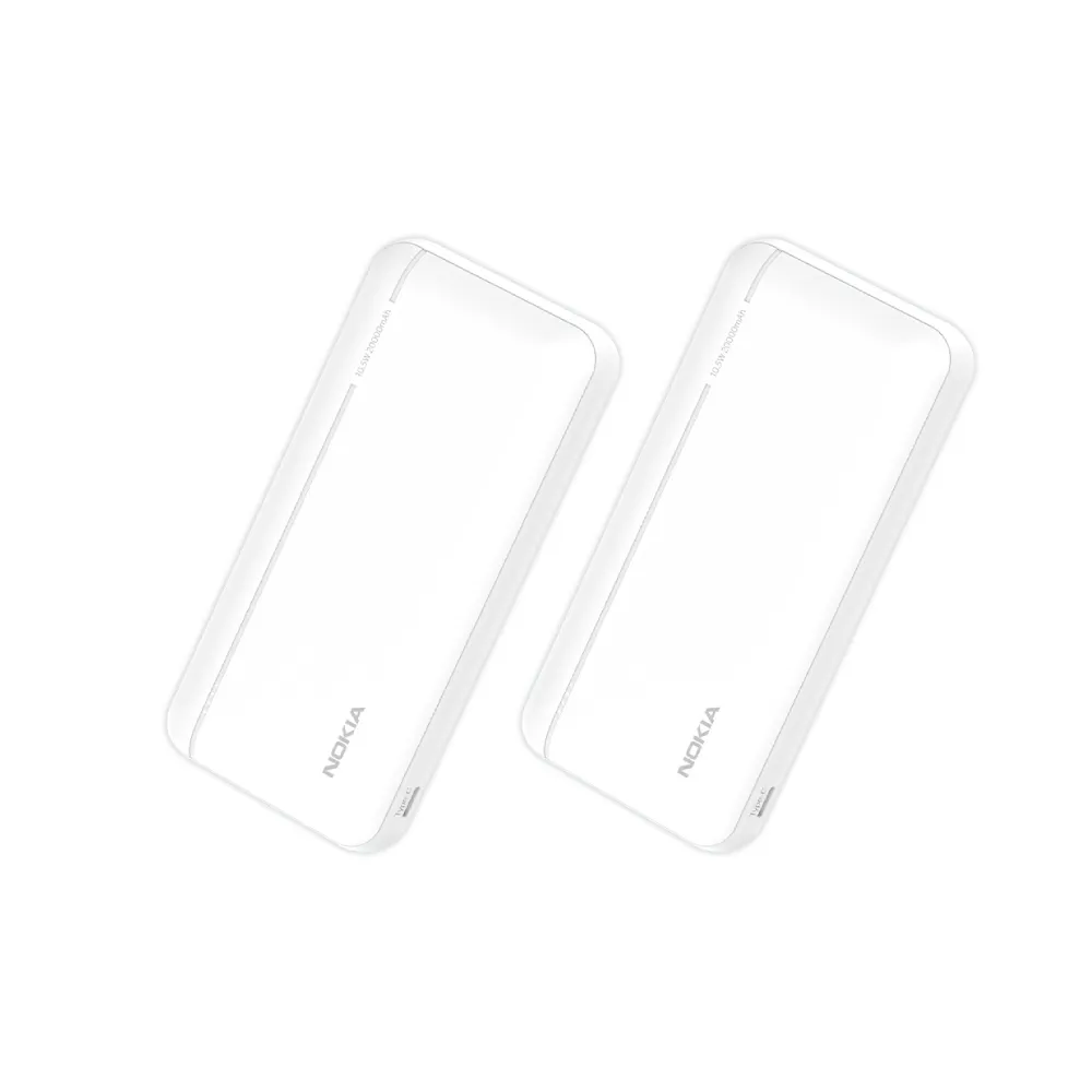 【NOKIA】E6205-2 20000mAh 10.5W 2孔輸出 輕薄行動電源