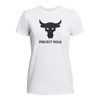 【UNDER ARMOUR】UA 女 巨石強森 Project Rock All Days 短袖T-Shirt_1382701-100(白色)