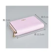 【FURLA 芙拉】FURLA Babylon經典LOGO防刮皮2卡拉鍊零錢包(蛋白石粉x淺灰)