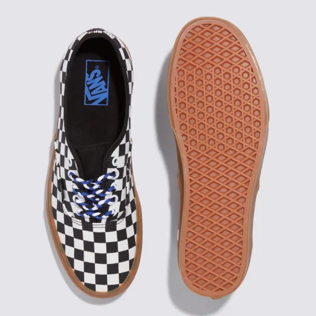 【VANS 官方旗艦】Authentic 男女款黑白棋盤格滑板鞋/休閒鞋/帆布