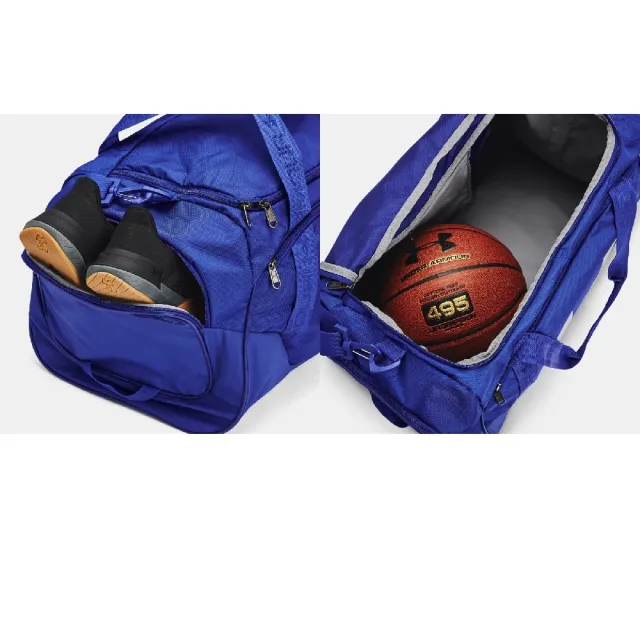 【UNDER ARMOUR】健身包 Undeniable 3.0 藍 銀 可調背帶 大空間 收提包 旅行袋 UA(1300213401)