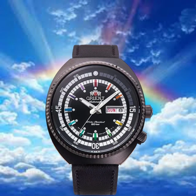 ORIENT 東方錶 經典復刻系列 運動 機械錶 男錶 黑色 手錶(RA-AA0E07B)