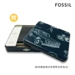 【FOSSIL 官方旗艦館】Ryan 黑色真皮實用RFID皮夾 男 短夾ML3829001(禮盒組附鐵盒)