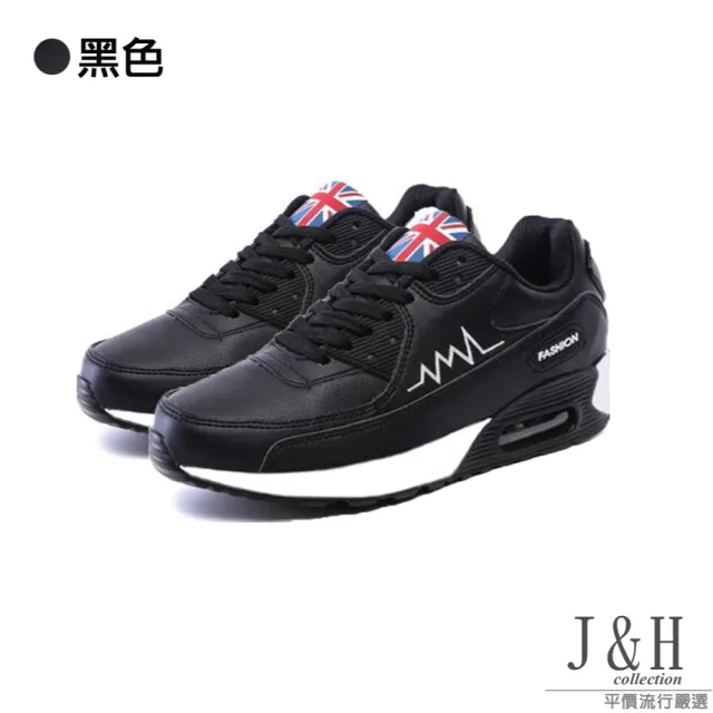 【J&H collection】皮質透氣輕量休閒健走鞋(現+預 白色 / 玫紅 / 黑色)
