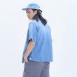 【5th STREET】中性款基本貼袋短袖襯衫-酵洗藍