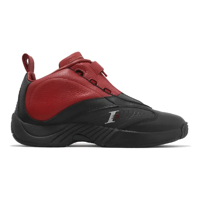 【REEBOK】籃球鞋 Answer IV 男鞋 黑 紅 艾佛森 皮革 拉鍊 隱藏式鞋帶 Allen Iverson(100033883)